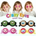 thumbnail image 1 of YIKA Crazy Eyes Funny Party Glasses, Creative Novelty Funny Eyewear Glasses Fancy Dress Props for Boys Girls Party Favors Supplies Gift Photo Booth Props, 1 of 3