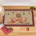 thumbnail image 1 of YIKA Doorway Foot Mat Christmas Decoration Thickened Bathroom Water-absorbent Floor Mats Dirt-proof Entrance Mat (50x80cm) Christmas Decorations A, 1 of 6