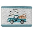 thumbnail image 1 of YIKA Easter Day Door Mat - Front Door Mat - Bath Rug Super Absorbent Dry - Rubber Backing Non Slip Washable Bathroom Floor Mats -Green 16x24 IN Easter Decoration, 1 of 8