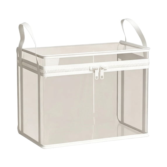 YIKA Extra Large Heavy Duty Moving Bags, Clear Storage Bins with Lids, Reinforced Handles & Heavy-Duty Zippers Moving Boxes Storage Bags Totes for Clothes Packing, Dorms, College Supplies,3pcs