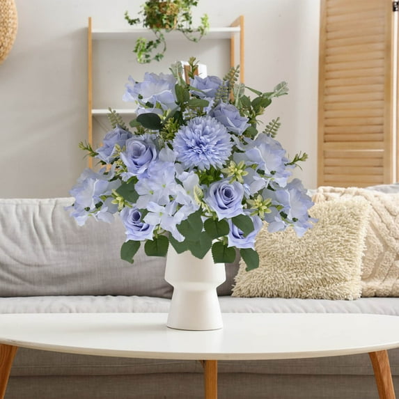 YIKA Festival Decorations Imitation Flower Home Decoration Wedding Handheld Flower Wall Artificial Flower Bouquets Decoration