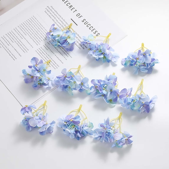 YIKA Festival Decorations Simulation Flower Head Plastics Flower Head Decoration DIY Handmade Fake Flower Material Simulation Flower Decoration Bouquets Decoration