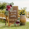 thumbnail image 1 of YIKA Festival Decorations Wedding Simulation Flower Welcome Flower Signboard Flower Table Photography Decoration Wedding Supplies Two Piece Set Bouquets Decoration, 1 of 6