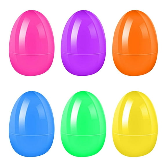 YIKA Fillable Easter 2.3 Inch Colorful Bright With Hinges For Easter Hunts Surprise Easter Hunts Random Colors Easter Decoration