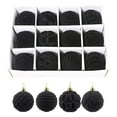 thumbnail image 1 of YIKA Flocking Christmas 6cm12pcs Boxed Christmas Tree Pendant Plastic Painted Velvet Holiday Decorations, 1 of 9