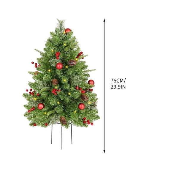 YIKA Grounded Christmas Tree Beach Tree - Christmas Tree Ornament Christmas Decoration, Tropical-Inspired Holiday Decor For Homes, Beaches & Winter Getaways B