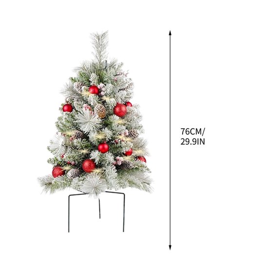 YIKA Grounded Christmas Tree Beach Tree - Christmas Tree Ornament Christmas Decoration, Tropical-Inspired Holiday Decor For Homes, Beaches & Winter Getaways C