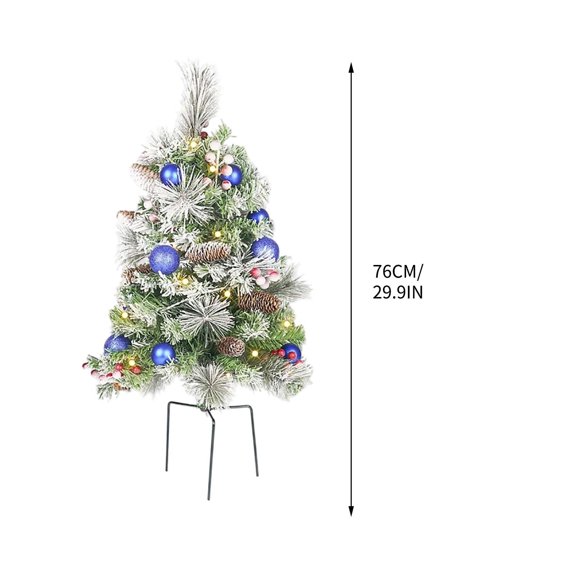YIKA Grounded Christmas Tree Beach Tree - Christmas Tree Ornament Christmas Decoration, Tropical-Inspired Holiday Decor For Homes, Beaches & Winter Getaways D