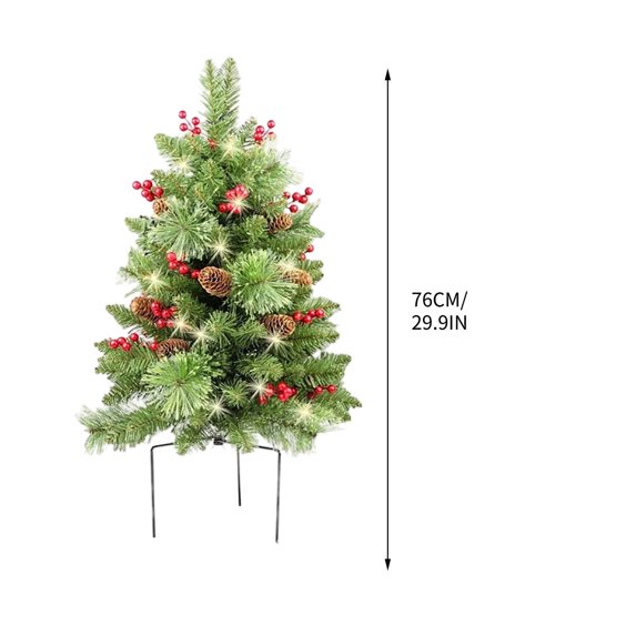 YIKA Grounded Christmas Tree Beach Tree - Christmas Tree Ornament Christmas Decoration, Tropical-Inspired Holiday Decor For Homes, Beaches & Winter Getaways A
