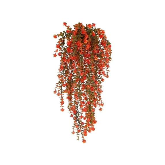 YIKA Halloween Decoration Christmas Decoration Artificial Leaf Rattan Hanging Indoor Home Halloween Christmas Party Fireplace Decoration Halloween Indoor Decor