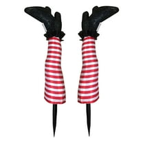 YIKA Halloween Decoration Halloween Decoration Prosthetic Witch Leg Garden Decorations Halloween Ornaments