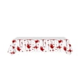 thumbnail image 1 of YIKA Halloween Decoration Halloween Disposable Tablecloth Plastic Tablecloth Printed With Spooky Patterns Suitable For Party Decoration And Catering Halloween Ornaments, 1 of 6