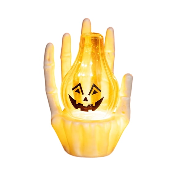 YIKA Halloween Decoration Halloween Luminous Ghost Hand Night Light Gift Pumpkin Lights Ghost Lights Ornaments Decoration Hanging Toys Halloween Ornaments