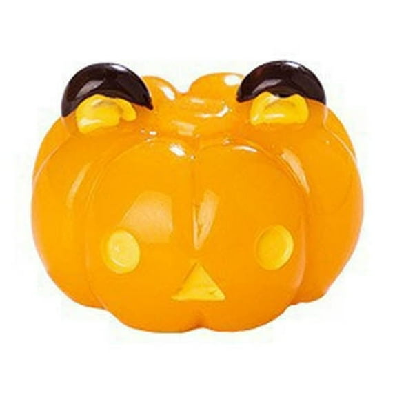 YIKA Halloween Decoration Halloween Pumpkin Head -in-the-Dark Resin Decor Miniature Night Light For Desktop Home Party Decoration Holiday Gift Halloween Ornaments