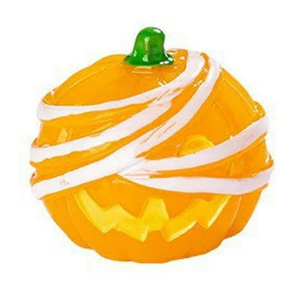 YIKA Halloween Decoration Halloween Pumpkin Head -in-the-Dark Resin Decor Miniature Night Light For Desktop Home Party Decoration Holiday Gift Halloween Ornaments