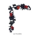 thumbnail image 1 of YIKA Halloween Decoration Halloween Pumpkin Rattan Pumpkin Maple Leaves Halloween Indoor Decor, 1 of 6
