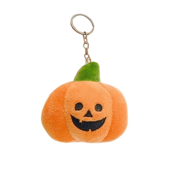 YIKA Halloween Decoration Halloween Small Pumpkin Cartoons Plushs Doll Pendant Keychain Charmes Gift Birthday Quirky Cute Pendant Halloween Ornaments