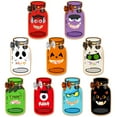 thumbnail image 1 of YIKA Halloween Decoration Halloween Theme Party Jar Shaped Paper Candy Wrap Card Sealer Bag Halloween Ornaments, 1 of 6