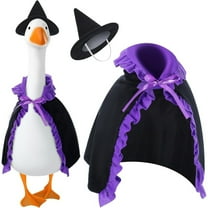 YIKA Halloween Decoration Halloween Witch Hat And Cloak Set - Perfects For 23-Inch Doorway Gooses Decoration Halloween Ornaments