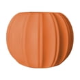 thumbnail image 1 of YIKA Halloween Decoration Originality Plastic Flower Pot Imitation Pumpkin Shape Decoration Vase Festive Dress Material Two Halves Splicing F3Halloween Yard Decor, 1 of 7