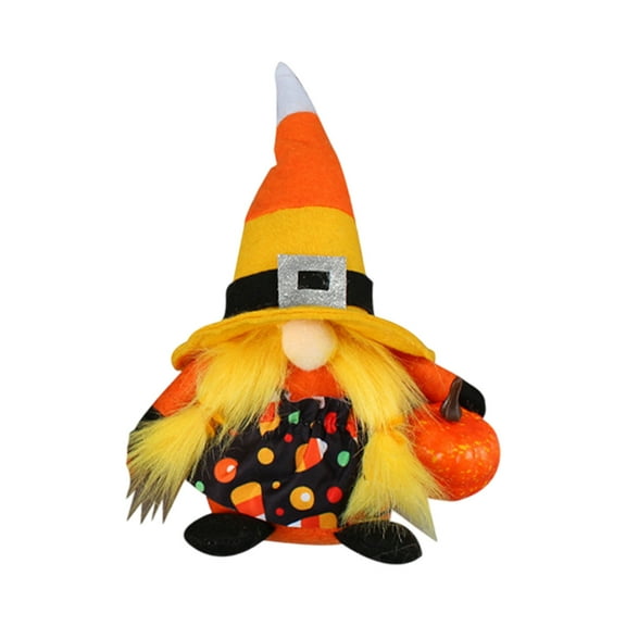 YIKA Halloween Faceless Old Man Doll Spooky Rudolph Standing Gnome Doll Decoration Halloween Decoration A