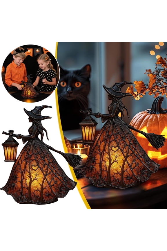 Halloween Decorations Halloween Witch Lamp Halloween Decor Indoor black