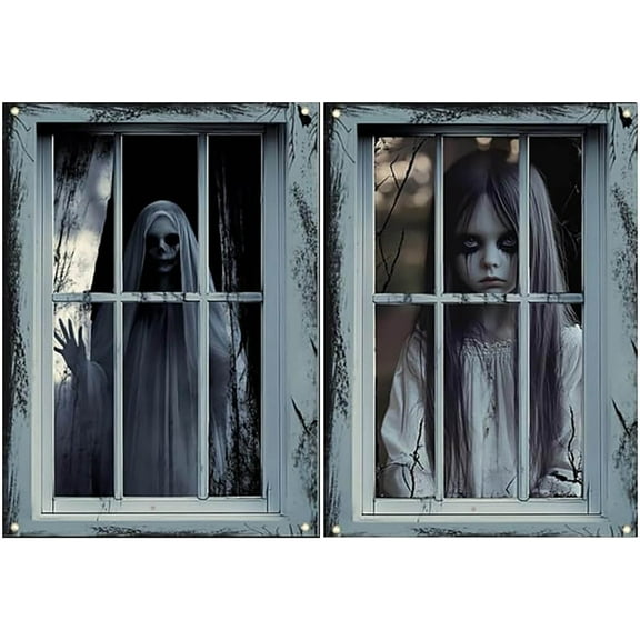 YIKA Halloween Horror Curtain Background Cloth FestivalParty Celebration Hanging Cloth Halloween Decoration