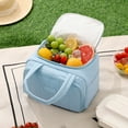 thumbnail image 1 of YIKA Kitchen Storage Lunch BagInsulated Lunch Box Waterproof Lunchbox Freezable Cooler Bag With Adjustable Shoulder Strap Portable Waterproof Picnic Bag Blue, 1 of 6