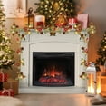 thumbnail image 1 of YIKA Led Copper Lights Christmas Needles Cones Red Christmas Decoration Lights Christmas Tree Rattan Christmas Vines Wreath B, 1 of 6