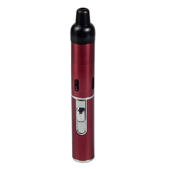 YIKA Lighters Rechargeable Butane Torch Slim Butane Lighter Multipurpose Hand Lighter Red