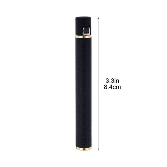 YIKA Mini Cylinder Type Sand Wheel Open Flame Lighter Inflatable Metal Lighter C