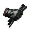 thumbnail image 1 of YIKA Motorcycle Gloves Leather Gloves For Men To Keep Warm In Winter And Thick Windproof And Snowproof Gloves Cotton Gloves Winter Insulation, 1 of 9