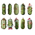 thumbnail image 1 of YIKA Multi Functional Decorative Christmas Tree Pendant Cute Mini Cucumber Christmas Pendant Christmas Decoration A, 1 of 9