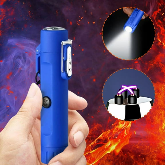 YIKA Multi Functional Magnetic Suction Waterproof Bright Tactical Flashlight Blue