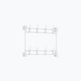 thumbnail image 1 of YIKA Multifunctional Punch Free Self Adhesive Hanging Rack Multi Rows Over the Door Hanger Door Clothes Hanger Over Door Towel Rack Wall Mounted Heavy Duty Hook for Kitchen Bathroom Living Room, 1 of 6