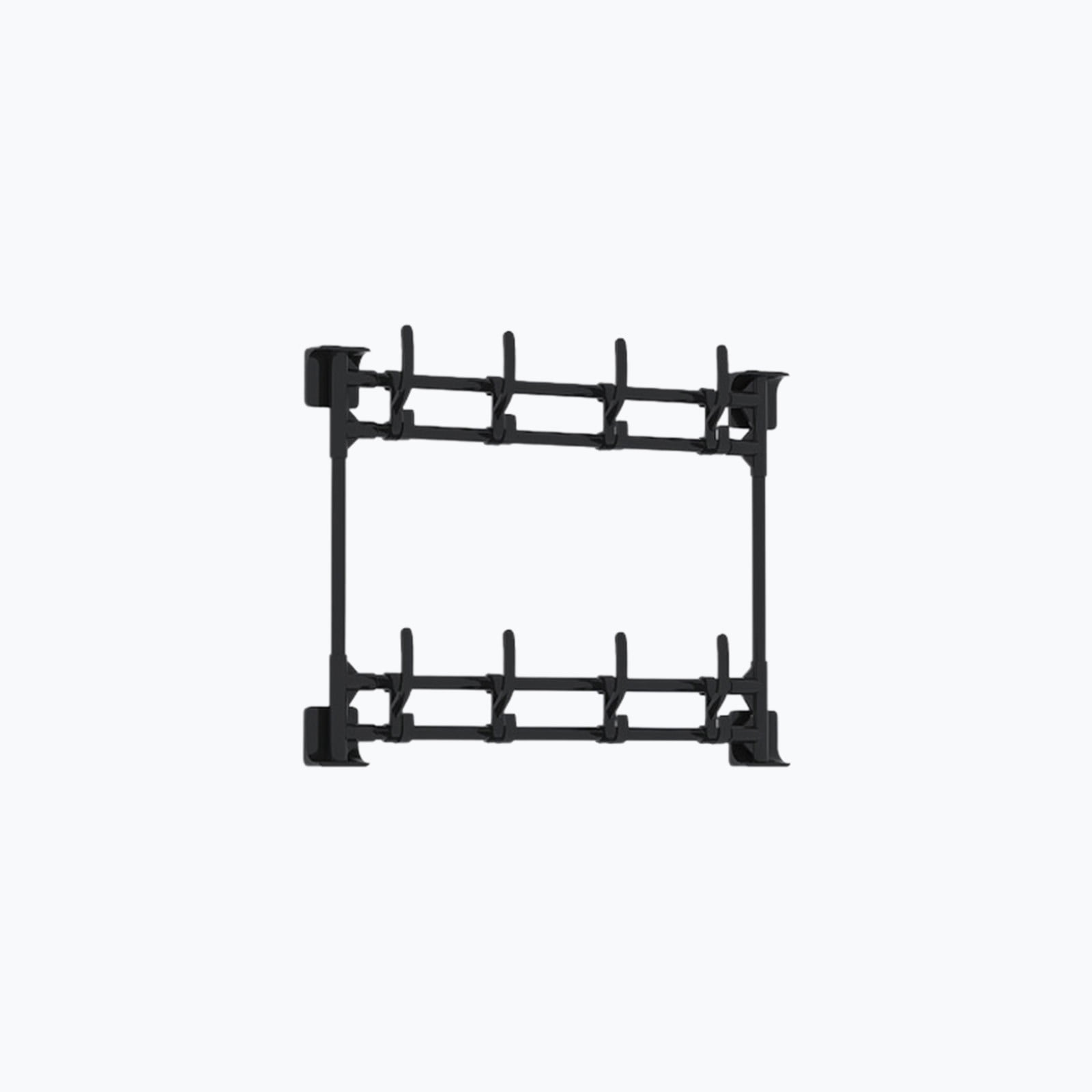 YIKA Multifunctional Punch Free Self Adhesive Hanging Rack Multi Rows ...