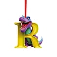 thumbnail image 1 of YIKA Personalized Christmas Ornaments Christmas Decoration Dinosaur 26 English Letter Dinosaur Pendant R, 1 of 6