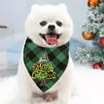 thumbnail image 1 of YIKA Pet Christmas Classic Tartan Plaid Dog Bandana Dog Scarf Geometric Merry Christmas Pet Costume For Small Medium Large Dogs Cats Pet Christmas Decorations C, 1 of 6