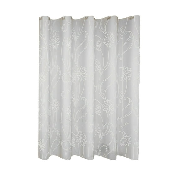 YIKA Plastic Shower Curtain Thick Waterproof And Mildews-proof Shower Curtain Dry And Wet Separation Shower Curtain Suitable For Bathroom Bedroom Toilet D