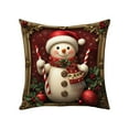 thumbnail image 1 of YIKA Santa Claus Christmas Tree Pillowcase Christmas Pillow Cover Festival Decoration Sofa Decoration Linen Pillow A, 1 of 6