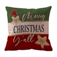 thumbnail image 1 of YIKA Santa Claus Christmas Tree Pillowcase Christmas Pillow Cover Holiday Decoration Sofa Decoration Linen Pillow Home Sofa Holiday Decoration Pillow Cover C, 1 of 6