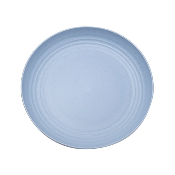 YIKA Shatterproof Plastic Reusable Dinner Trays Dishwasher Microwave Safe For Kitchens Camping Multi Color Food Serving Trays Light Blue