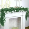 thumbnail image 1 of YIKA Soft Rubber Christmas Rattan Christmas Pines Needle Door Hanging Christmas Vines Wreath A, 1 of 9