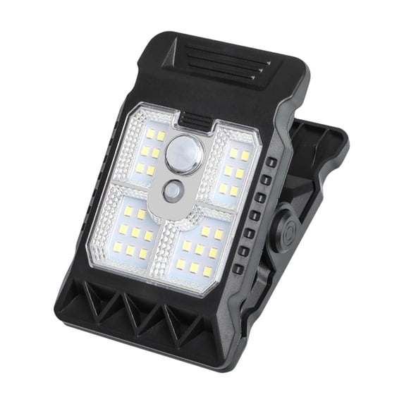 YIKA Solar-powered Clip-on Lamp For Outdoor Patio And Garden Lighting Portable Solar Clip Light