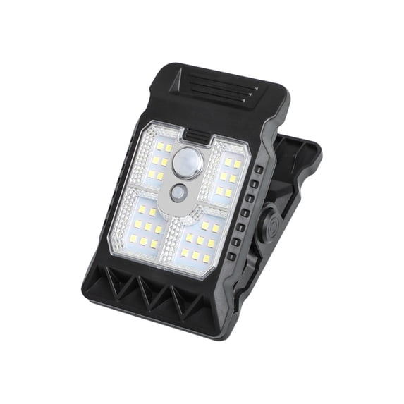 YIKA Solar-powered Clip-on Lamp For Outdoor Patio And Garden Lighting Portable Solar Clip Light