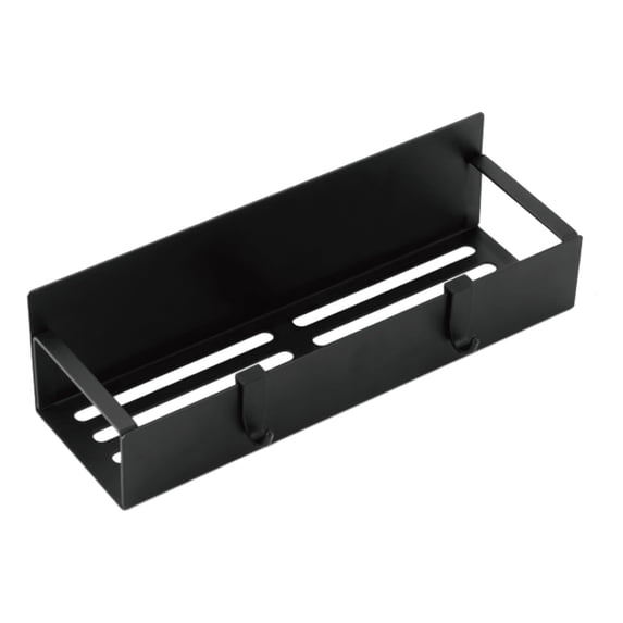 YIKA Black Magnetic Spice Storage Rack Organizer for Refrigerator Oven Fridge Kitchen Countertop Space Saver with Hooks