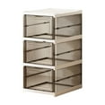 thumbnail image 1 of YIKA Thickened Plastic Shoe Storage Box Organizer Stackable Foldable Installation-Free Shoe Rack Shoe Cabinet with Lid Drop Front Door for Closet Entryway Under Bed Sneaker Organizers and Storage, 1 of 6