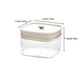 thumbnail image 1 of YIKA Tupperware 460ml Kitchen Fresh-keeping Storage Box Cereal Sealed Jar Transparent Food Grade Proof Insect Proof Nut Noodle Storage Jar Kitchen Storage A, 1 of 6