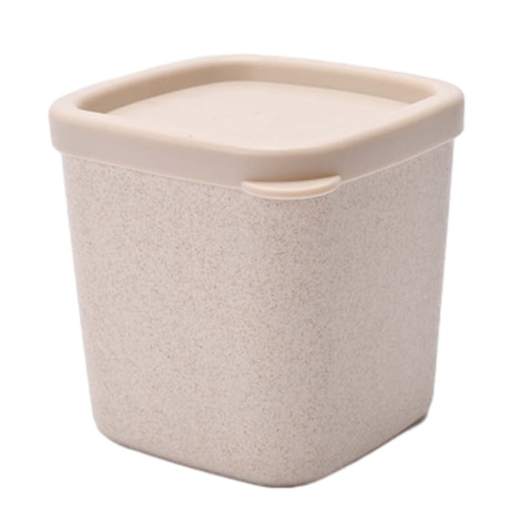 YIKA Tupperware Container 750ml Multi-color Empty Cups For Ice Cream Bottles Scrub Bottles For Face Masks Kitchen Storage Beige