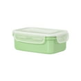 thumbnail image 1 of YIKA Tupperware Container Cheese Dispenser Refrigerator Fruit Flip Lid Block Organiser Ginger Garlic Spice Storage Container Kitchen Storage Green, 1 of 8